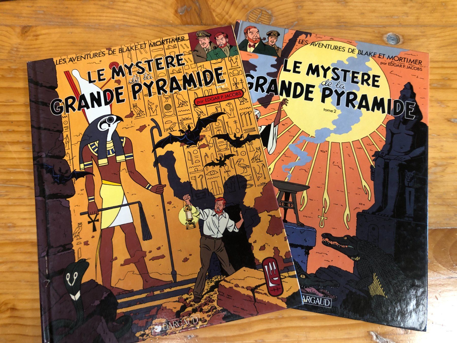 BD: BLAKE & MORTIMER, MYSTÈRE DE LA GRANDE PYRAMIDE, COMPLET – D'occasion à Avenches par WEBHobby